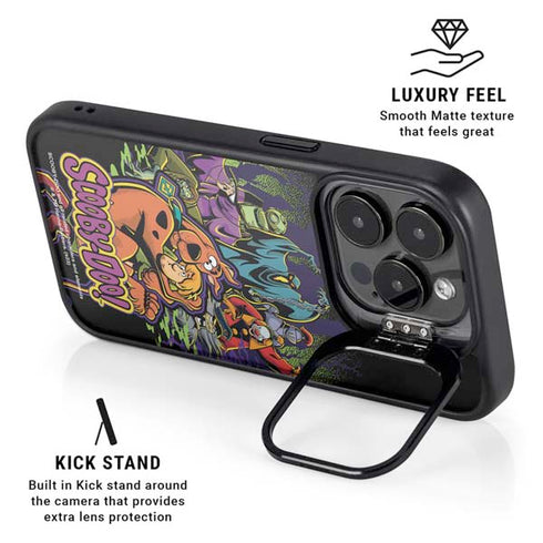 Scooby Doo vs Monsters iPhone 14 Pro Kickstand Case